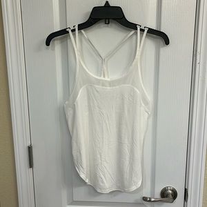 Lululemon white tank size 4
